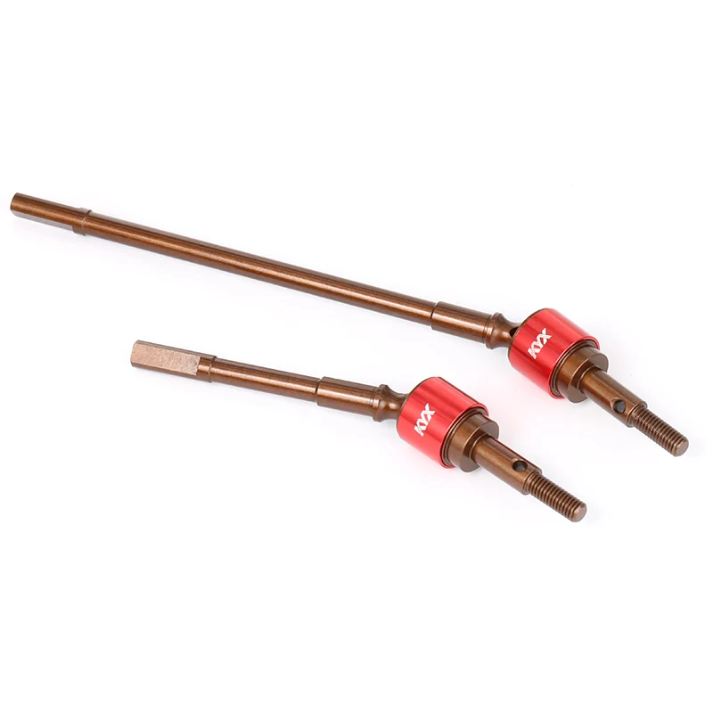 KYX жесткая стальная передняя ось CVD задняя Половина вала приводной вал для осевой SCX6 Jeep JLU Wrangler 1/6 RC гусеничные детали автомобиля