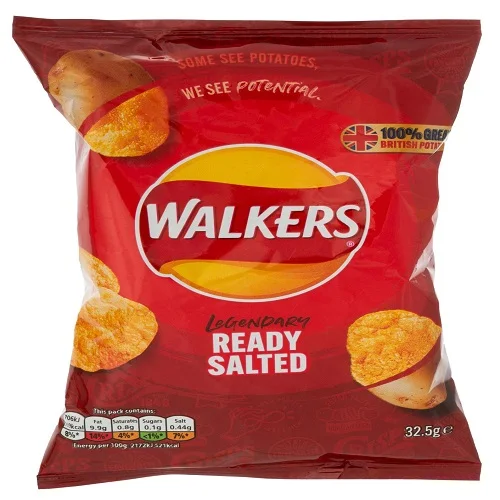 Walkers Crisps Hickory Smoked Cheddar & Crispy Bacon - Buy Walkers ...