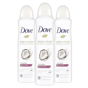 Dove Advanced Care Go Fresh Peach White Blossom Vegan Anti-Perspirant Deodorant 72-Hour Protection Underarm Care 6x 200 ml