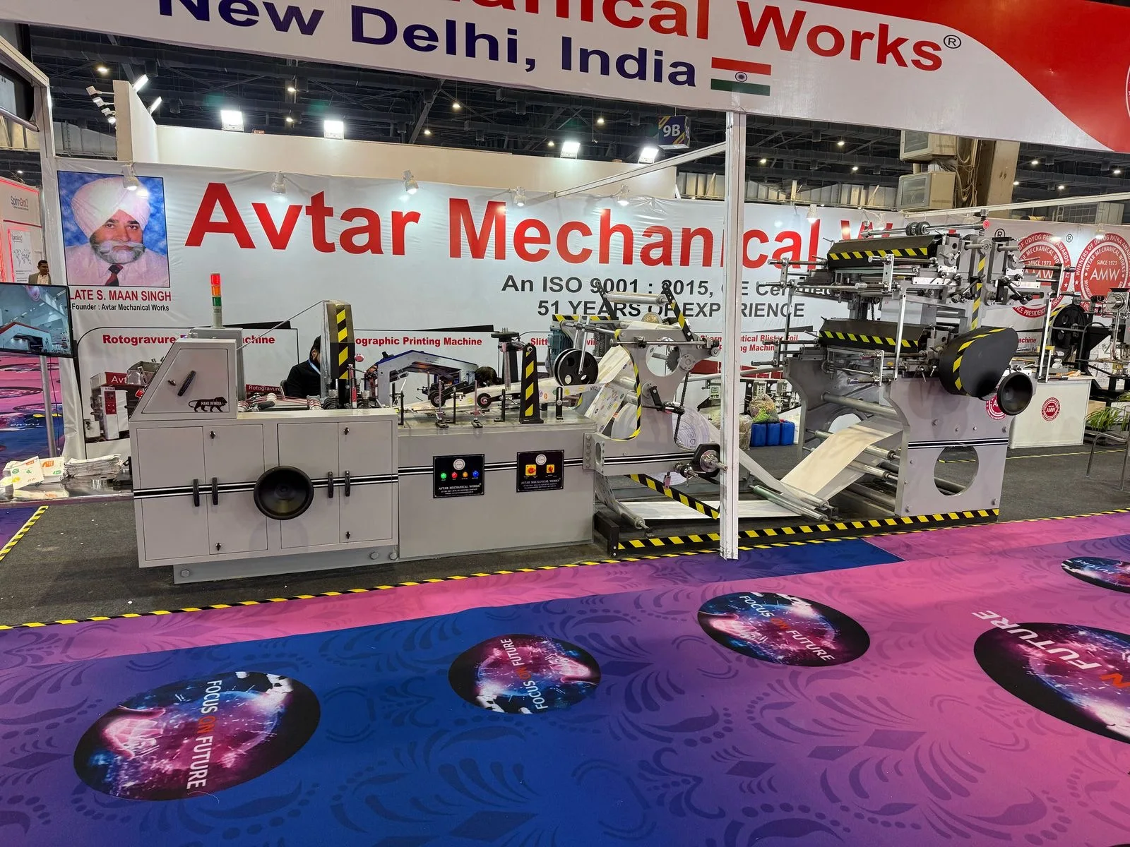 Avtar Fully Automatic Paper Bag Making Machine With Colour Printing Make in India Easy To use best quality reliable heavy duty