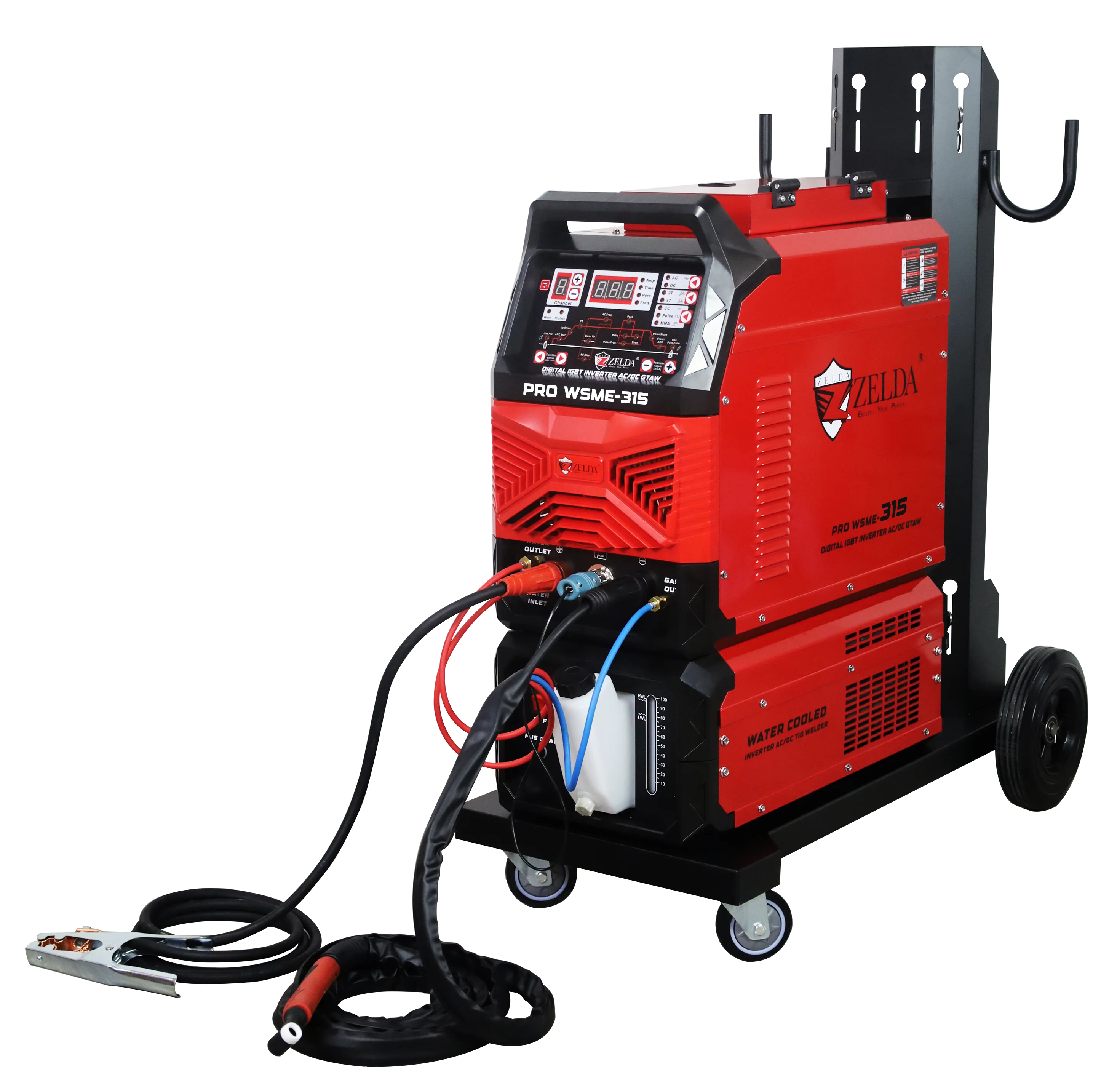 Industrial Pro Wsme 315 Inverter Ac Dc Tig Aluminum Welding Machine with Water Cooling System