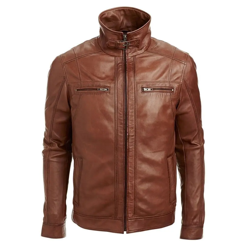 New Leather Jacket for Men New Design 2023 New Style custom manufacturer custom clothing manufacturer