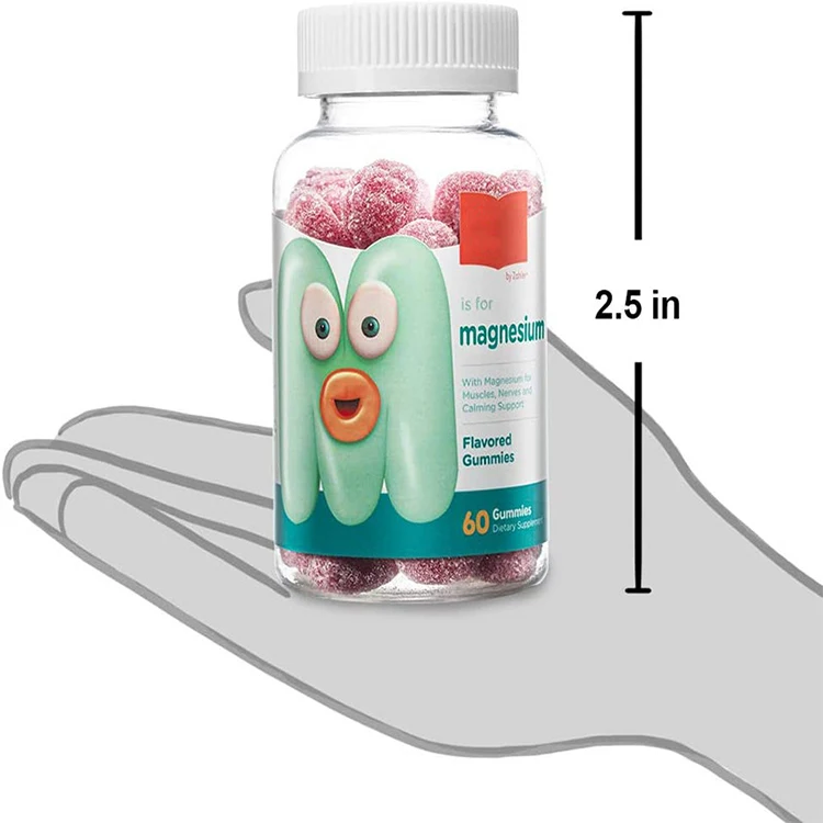 Private Label Vegan Magnesium Jelly Gummy For Good Nutrition 60 Counts