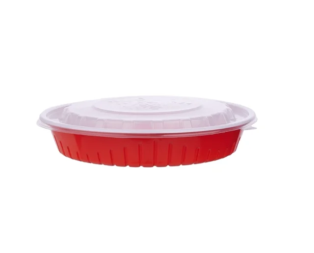 Disposable round basin  takeaway box wholesale plastic packaging box  food container