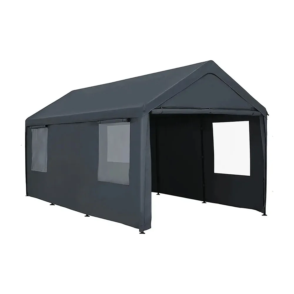 NOWENSOL Carport Canopy 12x20ft Heavy Duty with Removable Sidewalls ...