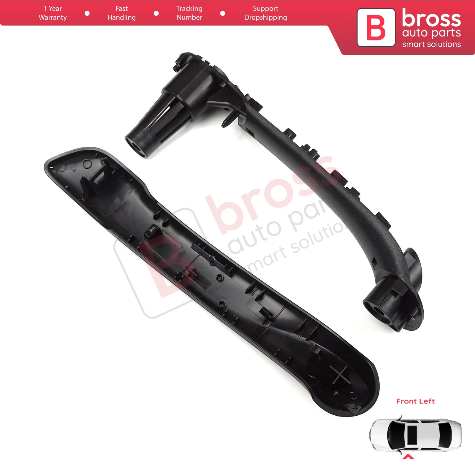 BDP1331-1 Door Handle Grip for Renault Kangoo MK2 2007-2021