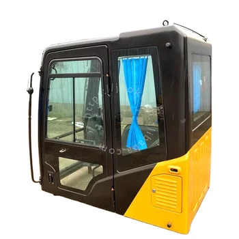 Complete Assembled Operator Cabin, Heavy-Duty Steel, Fits SY60/SY75/SY215/SY230/SY365 Excavator Cab Replacement Parts