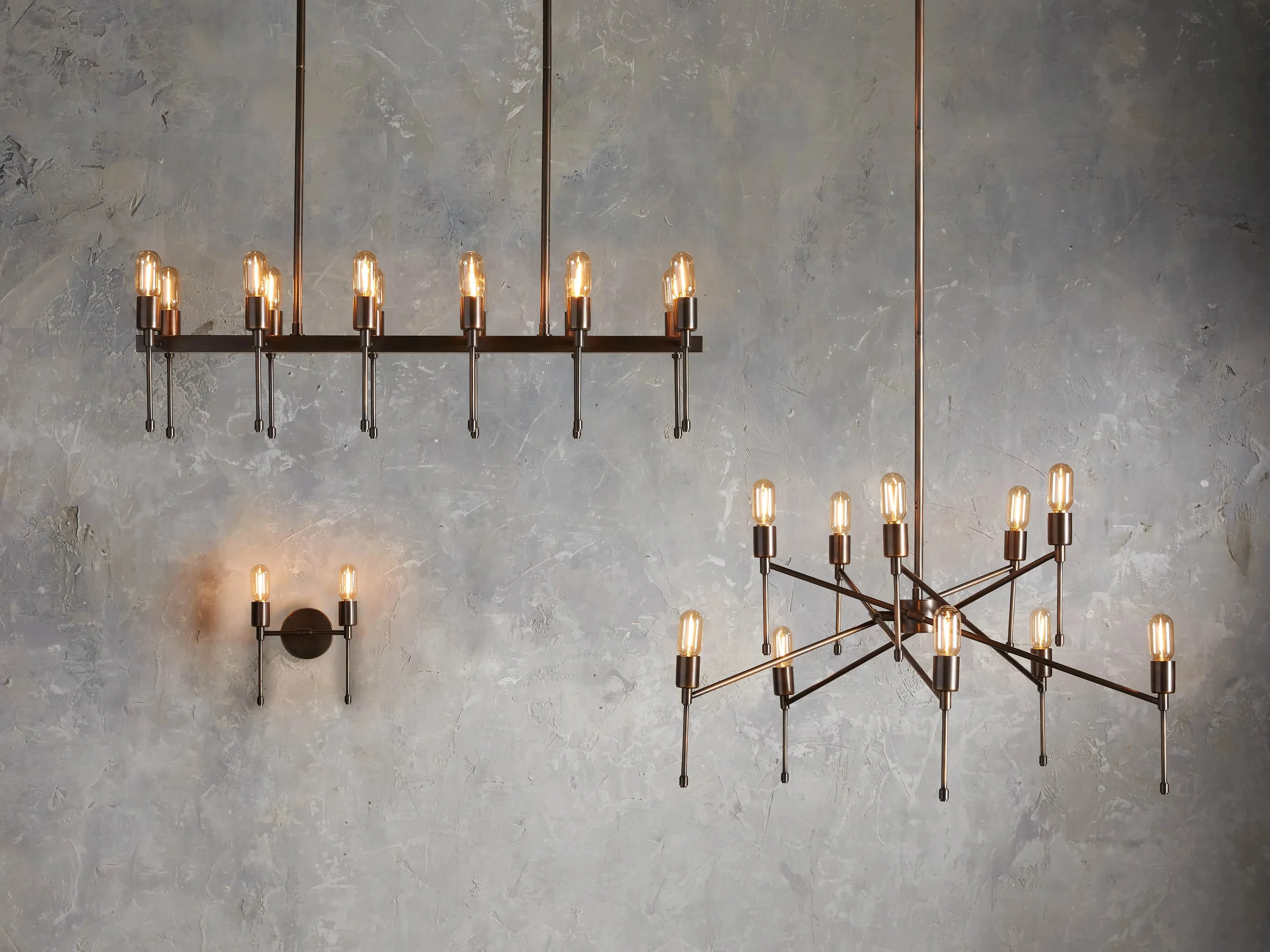 American Handcrafted Steel Chandelier for  Living Room Home Ceiling Pendant Lighting High Quality Wireless Control