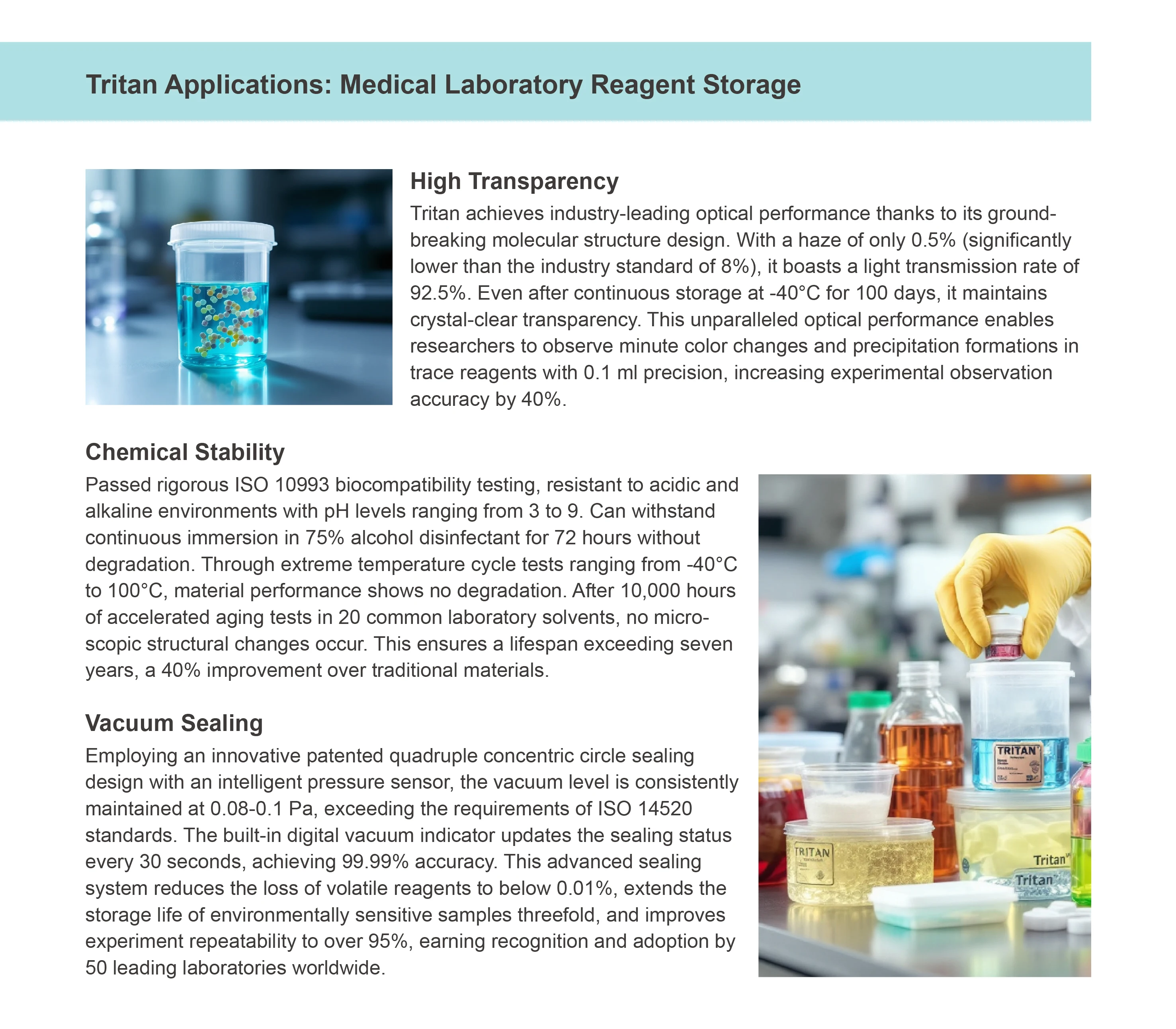 Customizable OEM Vacuum-Sealed Plastic Lab Container for Scientific ...