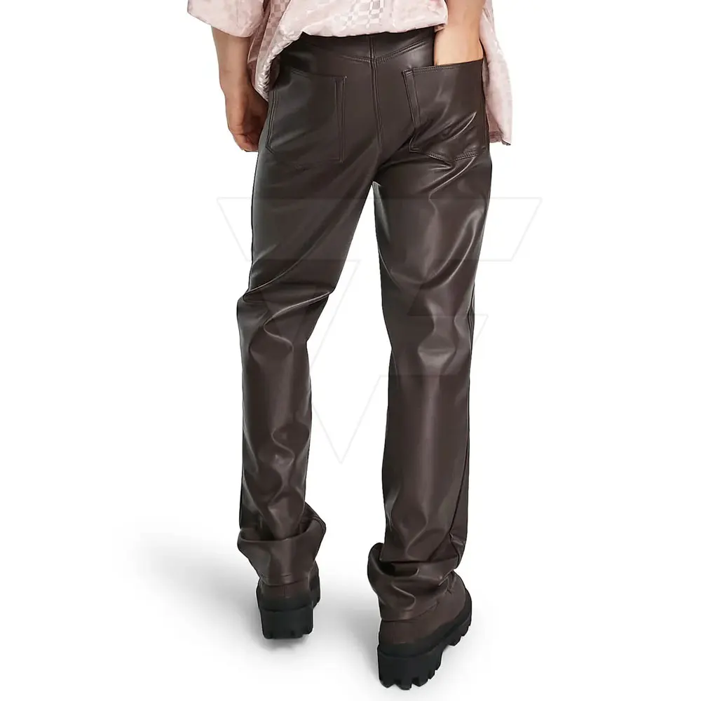 Leather Pants Made In Pakistan Custom Slim Fit Regular Leather Pants In High Quality/2023 Men