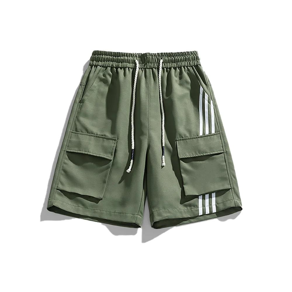 Men's Trendy Cargo Shorts Quick-Drying Summer Outerwear/Workwear  Comfortable Casual Sports with Drawstring Closure