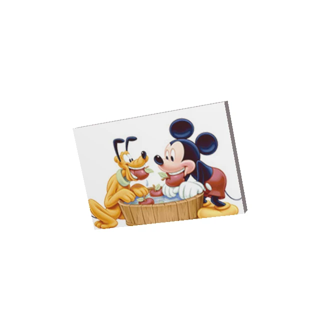Teddy Bear Grave Photo Printed White Glazed Ceramic Wall Tiles 3D Brick Effect Digital Cartoon Printed Brick Look Tiles
