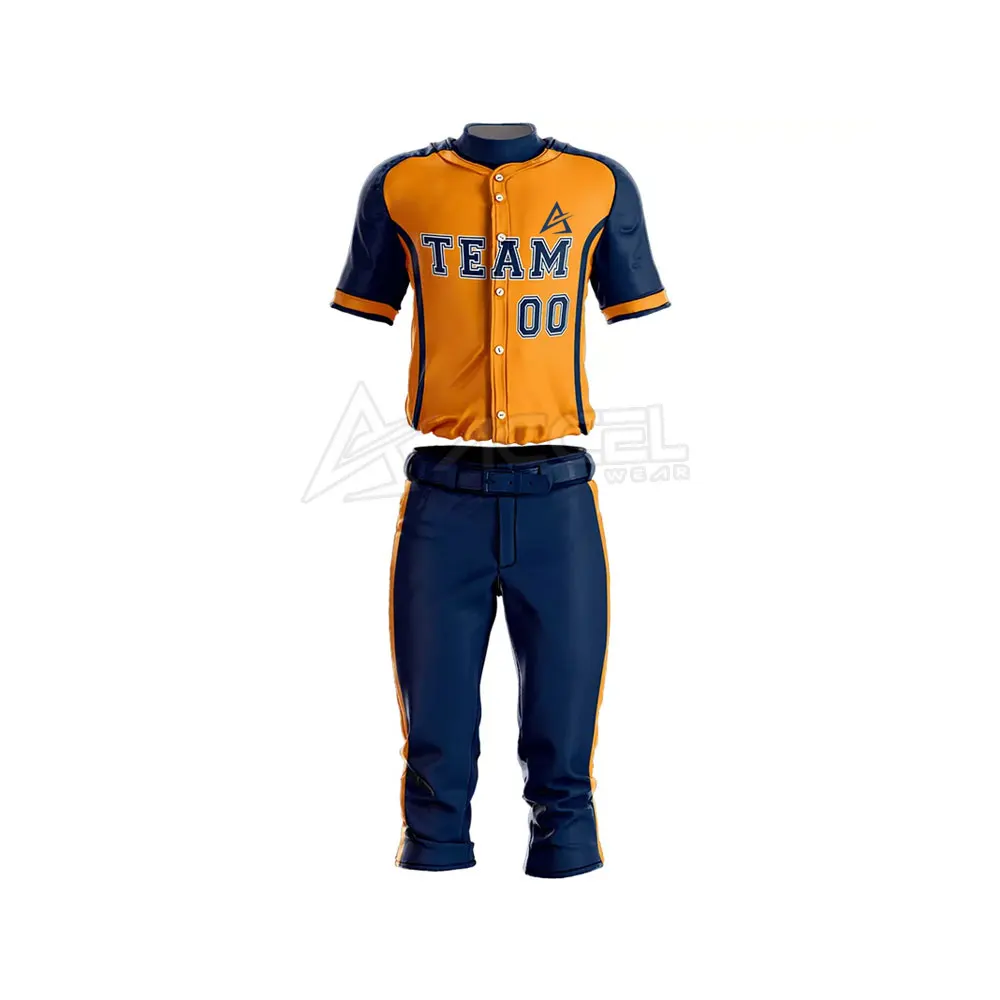 Custom Made Sublimation Baseball Uniform Professional Manufactured Made