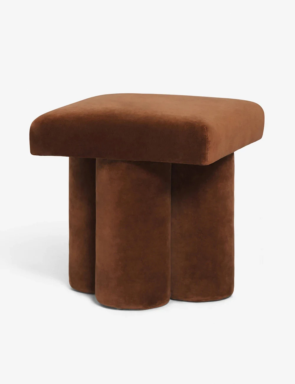 Modern Fabric Clover Breakfast Bar Stools Quality Factory Custom Color Ottoman Vanity Stool for Entry & Bedroom