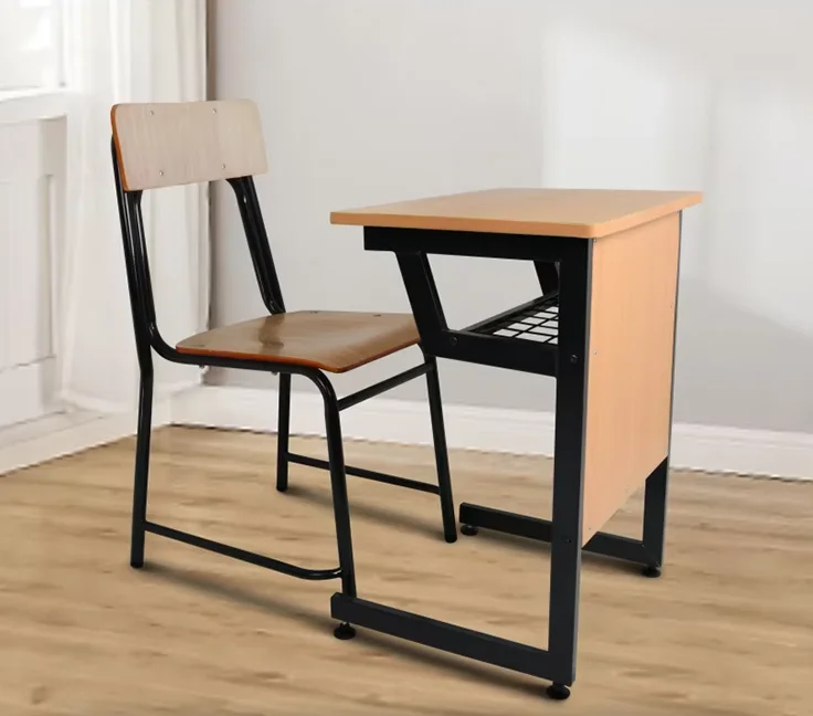 University Student Study Chair Single-Seat Wooden School Furniture with ...