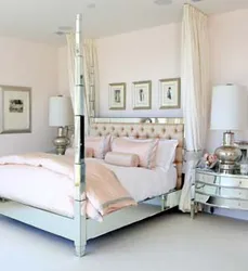 Зеркальные четыре постера для спальни деревянная кровать с зеркальными панелями отделка сделано в Индонезии дизайна интерьера