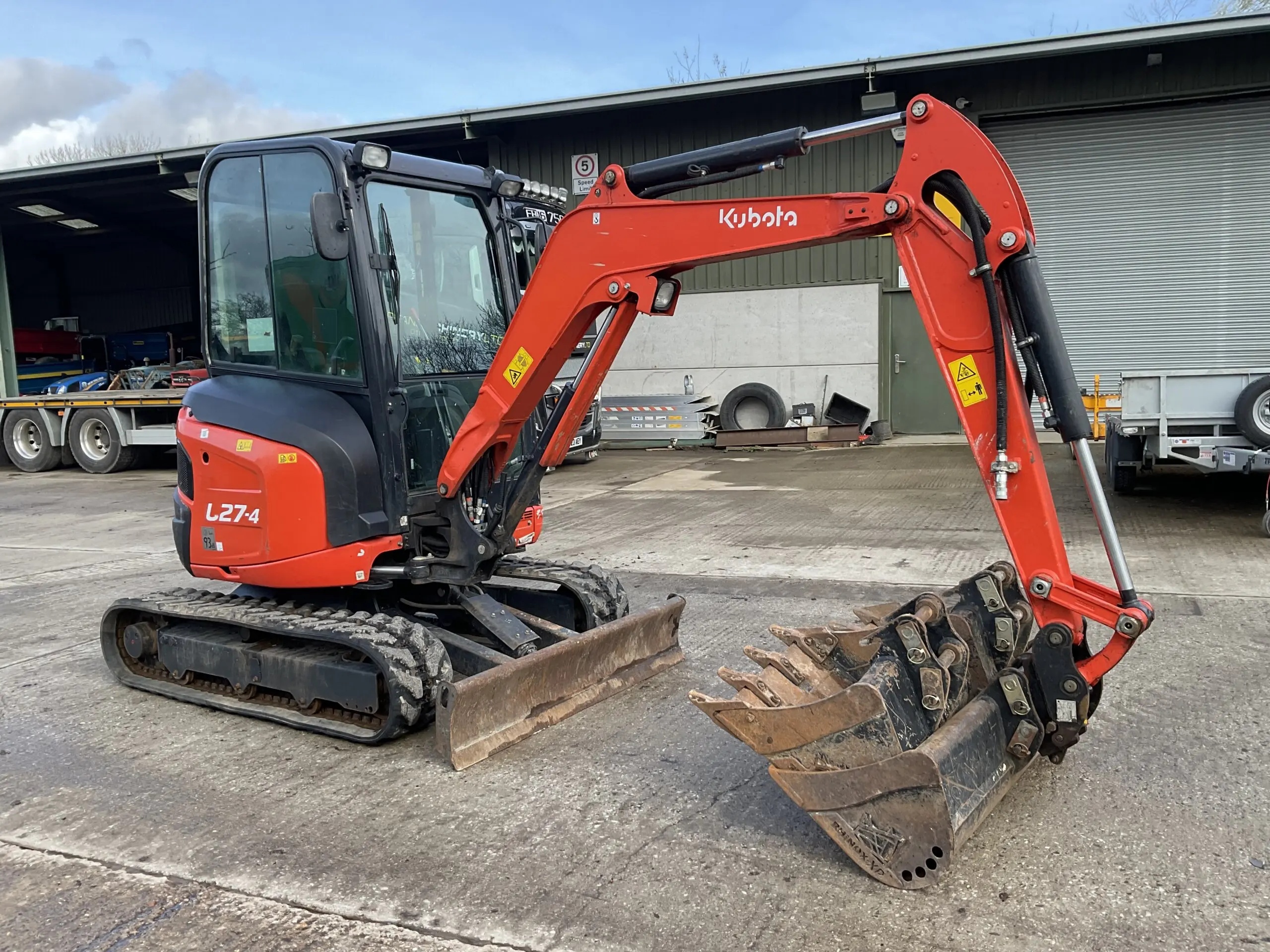 Mini Excavator (2.7 Ton) - Kubota U27-4 - A World of Rentals