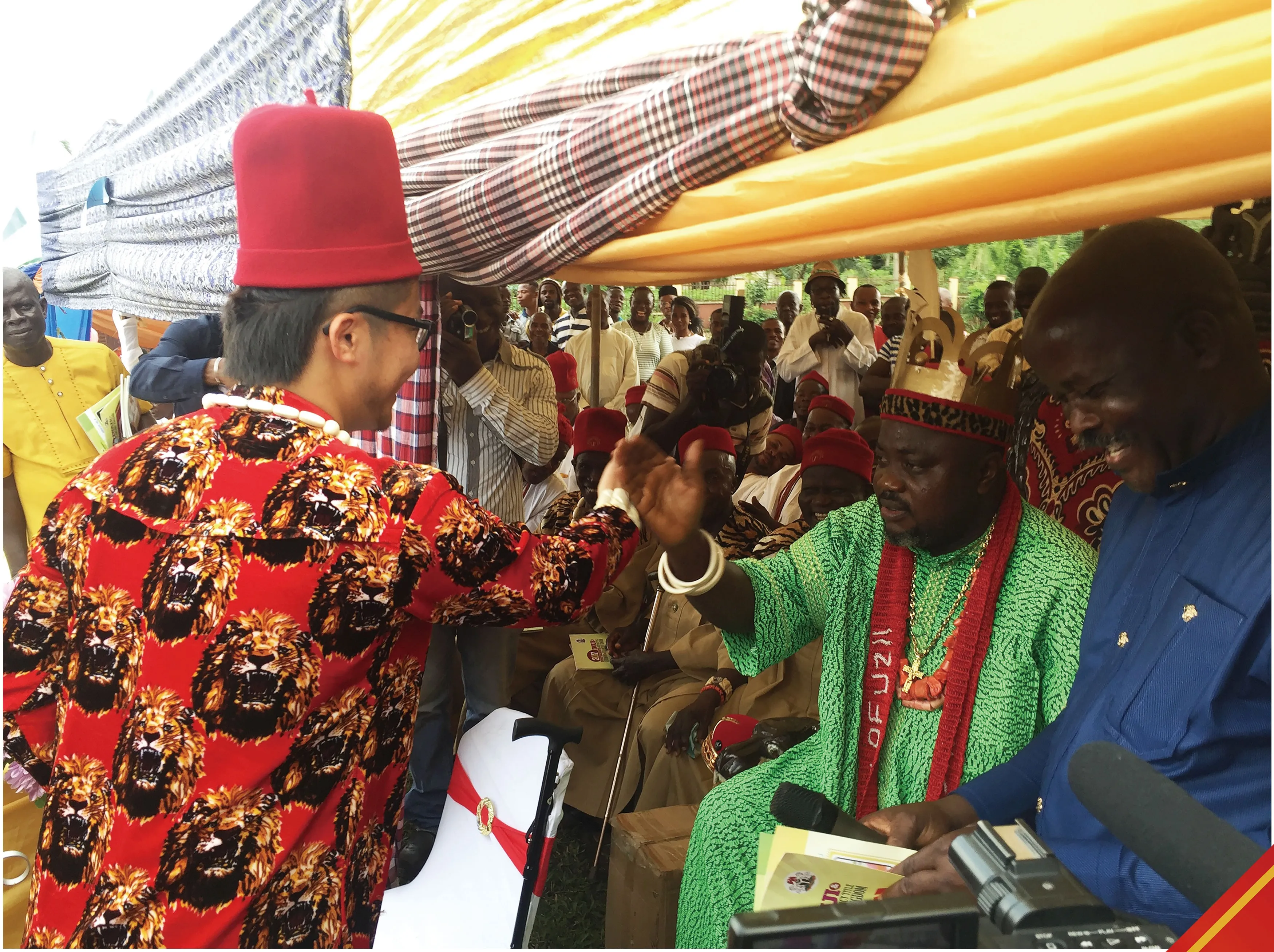 KINGAAA Founder Story: Chief Guo Song receiving official Nigerian chieftaincy investiture
