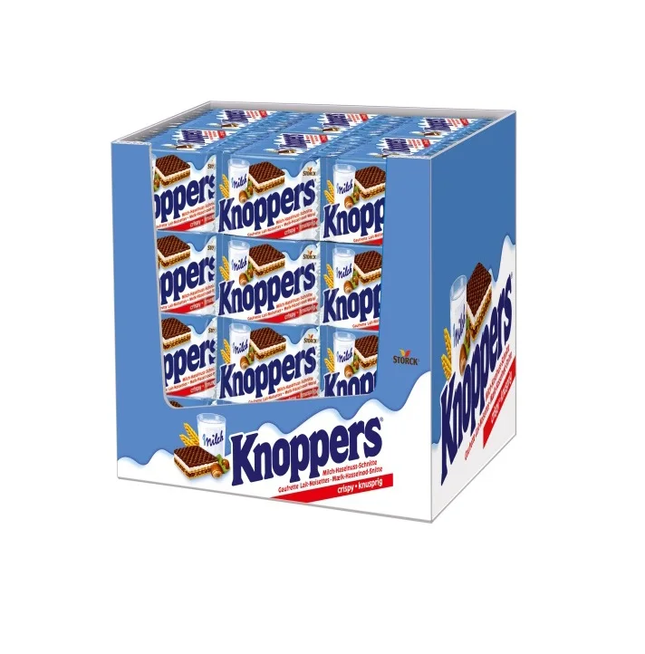 Knoppers Milk Chocolate Hazelnut Wafer Candy,Share Size 6 Pack,5.03oz