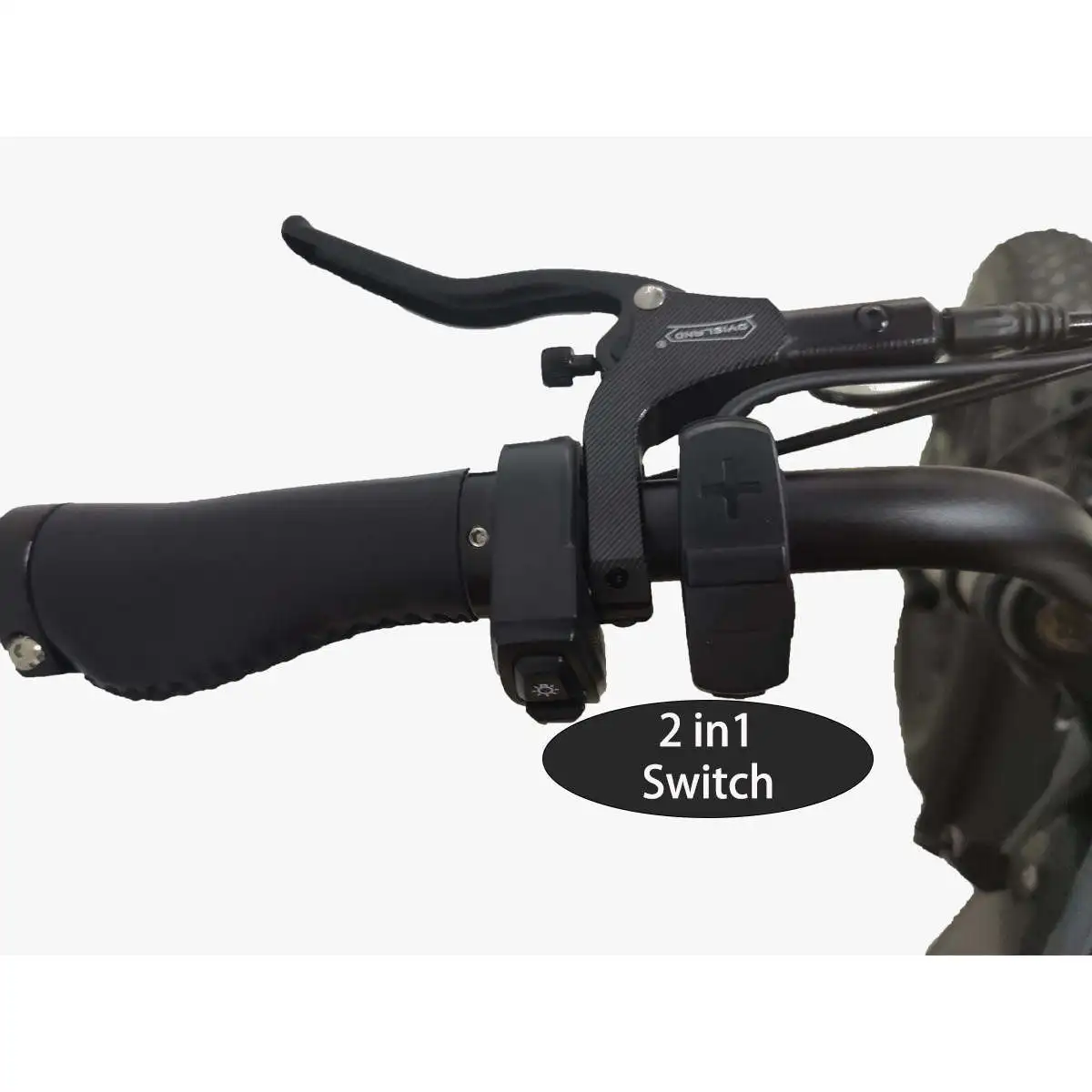 SMLRO U8 PLUS Dual Motor & Dual Battery (48V 21Ah & 19.2Ah) Electric Bike-2000W for 3000W Black/Yellow