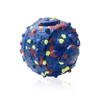 Blue base with red and yellow dots