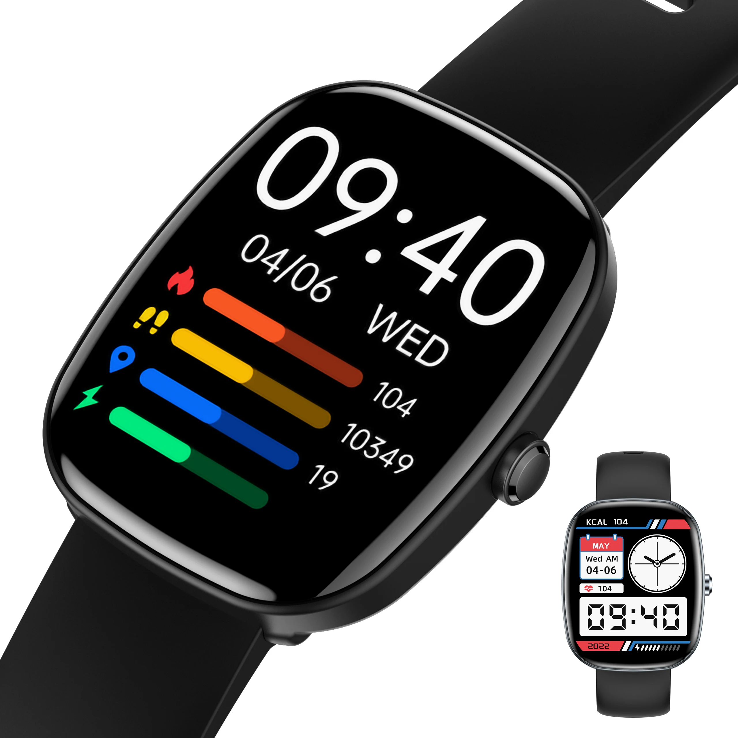 S5 TFT Ip68 Remote Control Photo Diy Dial Music Playback Electronic Female Menstrual Health Bluetooth Call Android Smart Watches