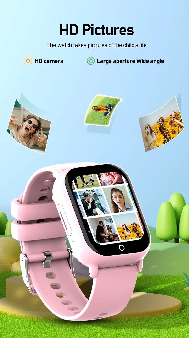 Lbs Gps Wifi Multiple Precise Positioning Smart Watch Kid Smart Watch with Sim Card 4g Gps Children Watch