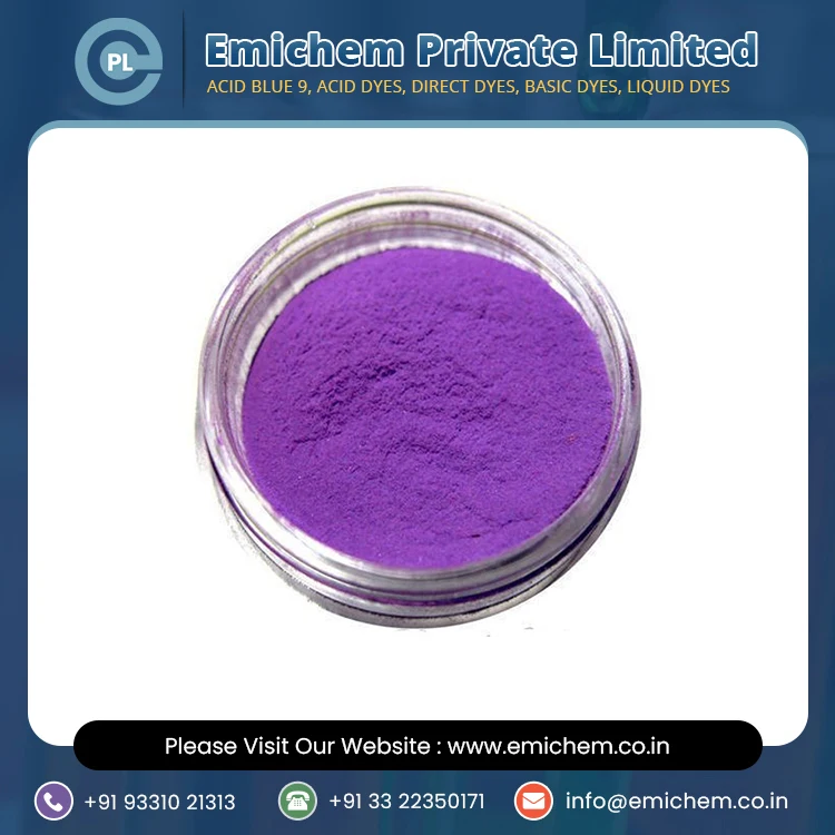 Wholesale Printing Dyes Water Soluble Dyes Basic Violet 1 Powder Dyes