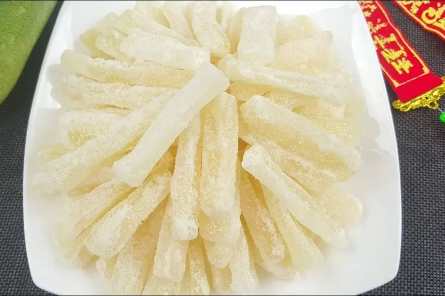 Crystallized Dried Winter Melon Slices / Vietnamese Candied Wax Gourd