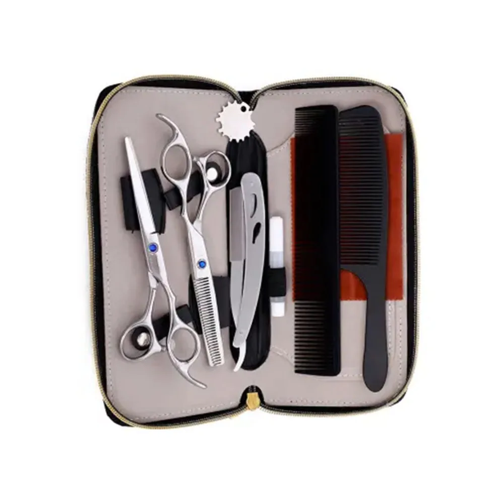 Top Quality Barber Thinning Shears Kit Mirror Polish Beautiful Barber