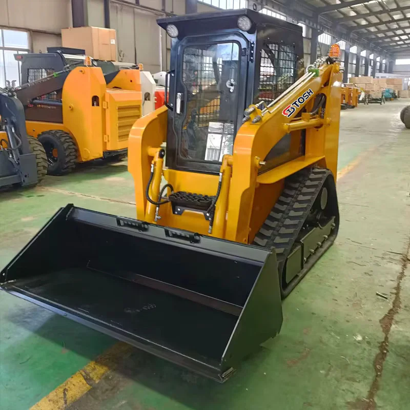 JCB Diesel Skid Steer Loader & Backhoe Loader with Kubota Engine Crawler Type Heavy Equipment for Construction