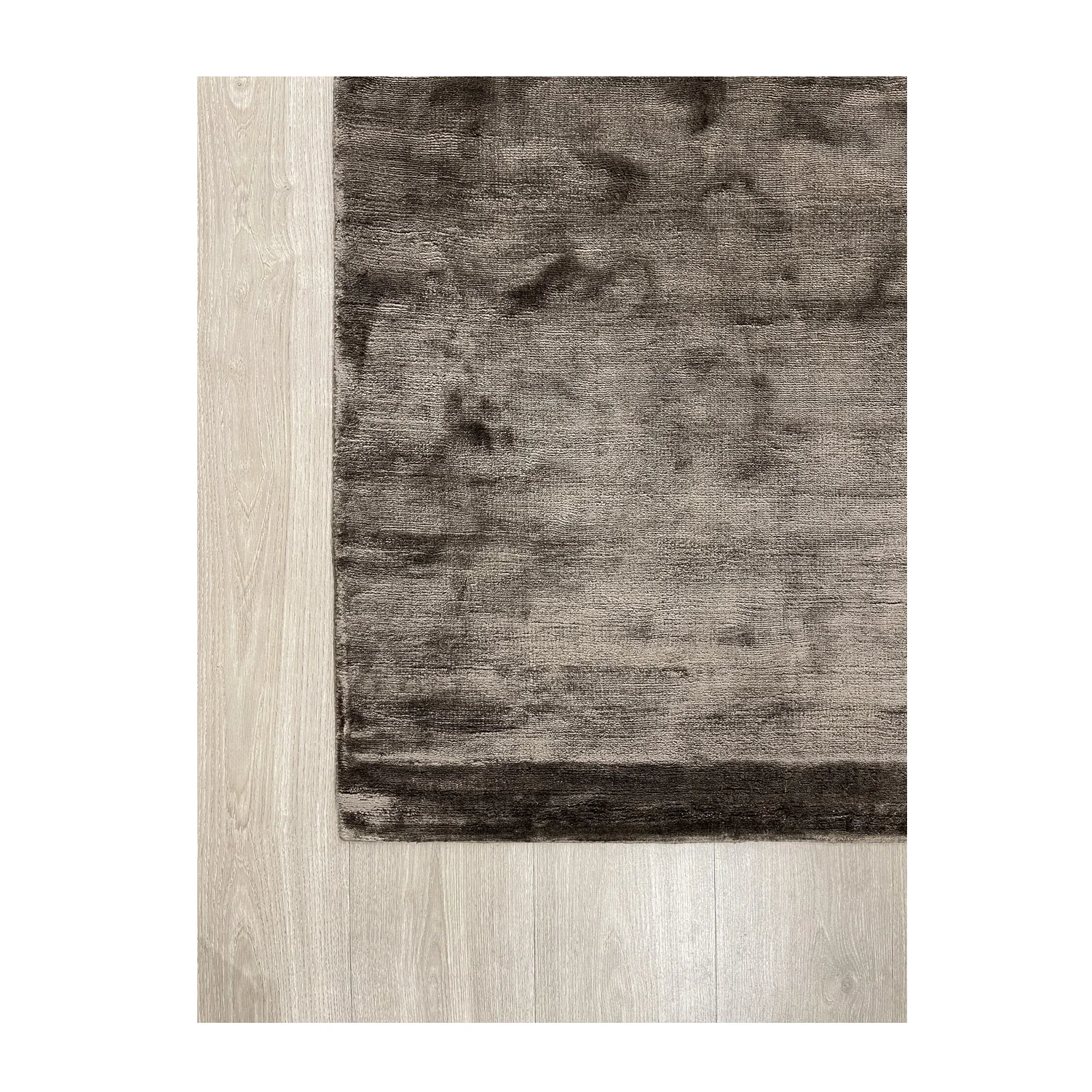 Factory Prices Hand Loom Viscose Carpet With Solid Designed & Rectangle