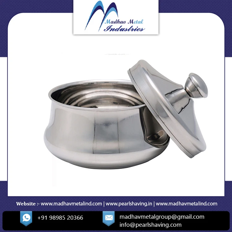 Pearl Shaving Stainless Steel Shaving Bowl Ssb03top Quality Customized