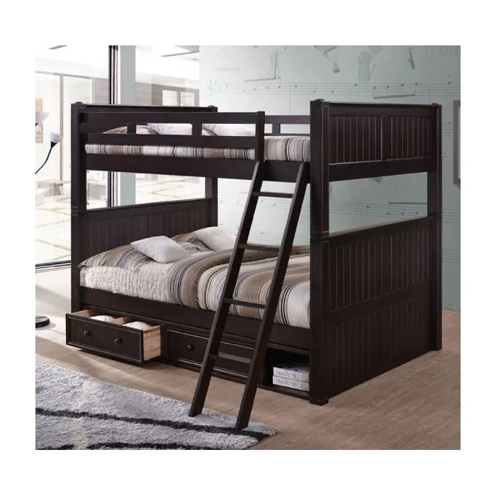 Wholesale Modern Vietnam Wooden Bunk Beds Natural Wood Material Bedroom Furniture All Ages