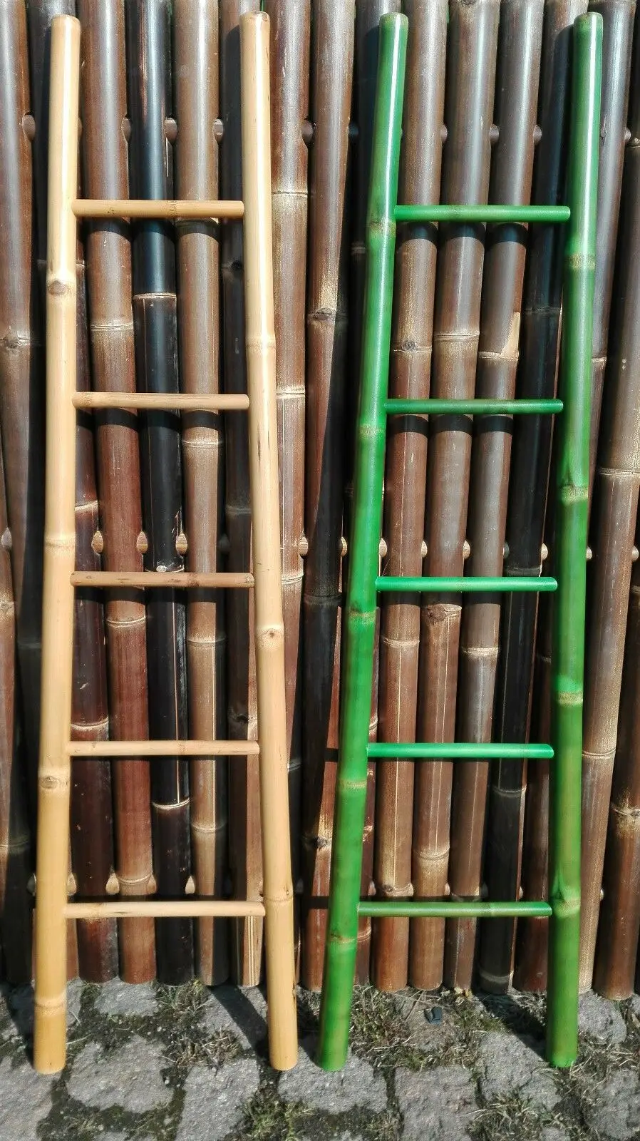 Ready For Export Bamboo Wood Ladder Towel Hanger Leaning Ladders