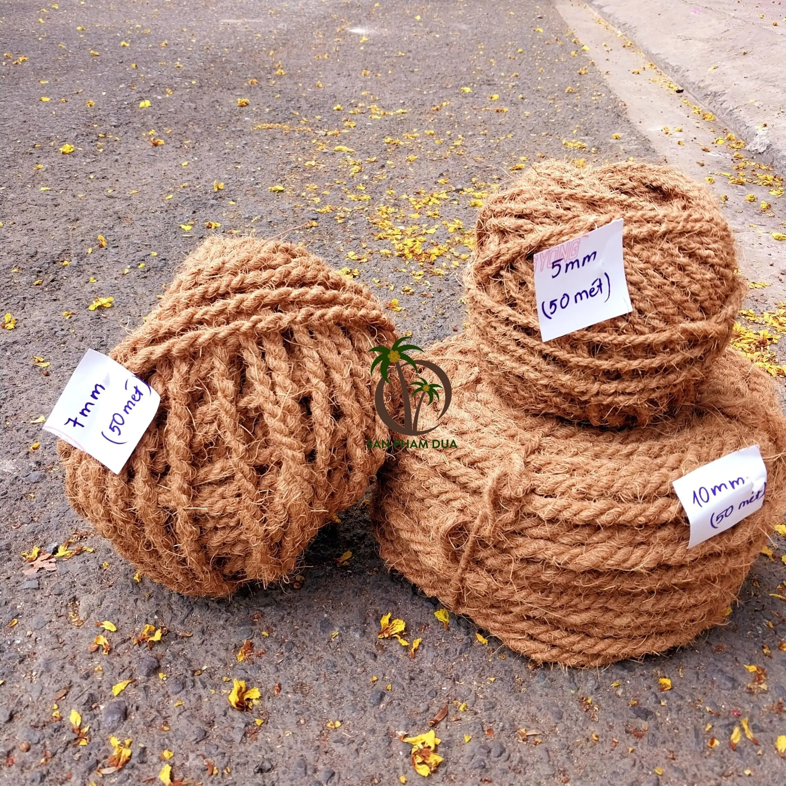 PRICE FACTORY COCONUT ROPE MADE in VIET NAM// MANUFACTURE COCONUT FIBER ROPE BRAND COCO -ECO