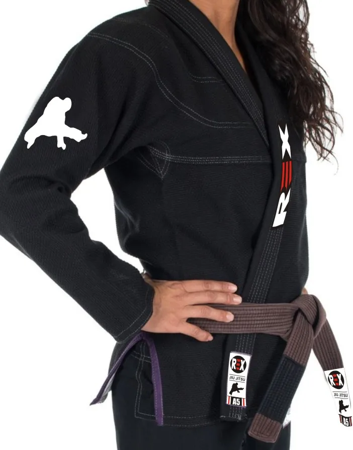 Latest 2023 Model Rex Black Bjj Gi Jiujitsu Martial Art Uniform