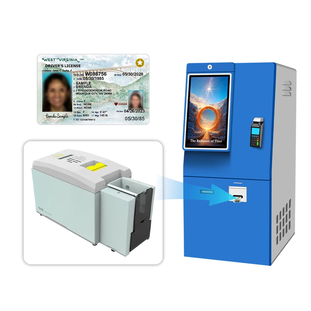 Credit Card Printer Machine MASUNG MS-S22K Dual-sided ID Card Printer for Smart Card Printing with ...