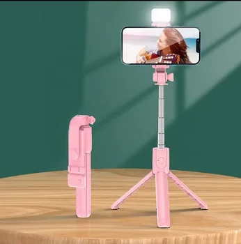2024 Hot Selling Selfie Stick Tripod Mini Flexible Extendable Rotating Phone Stand Tripod Phone Holder With Remote detail image