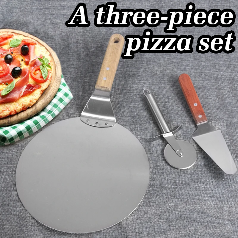 Pizza Tools Set- Paddle Roller Cutter - Buy Pizza Cutter,Pizza Peel ...