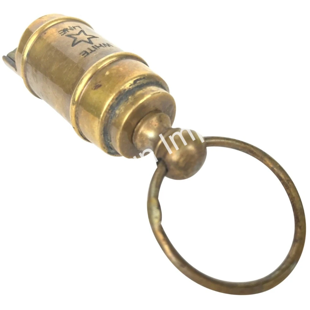 Vintage Style Brass Whistle - Pleasant Sound for Referees