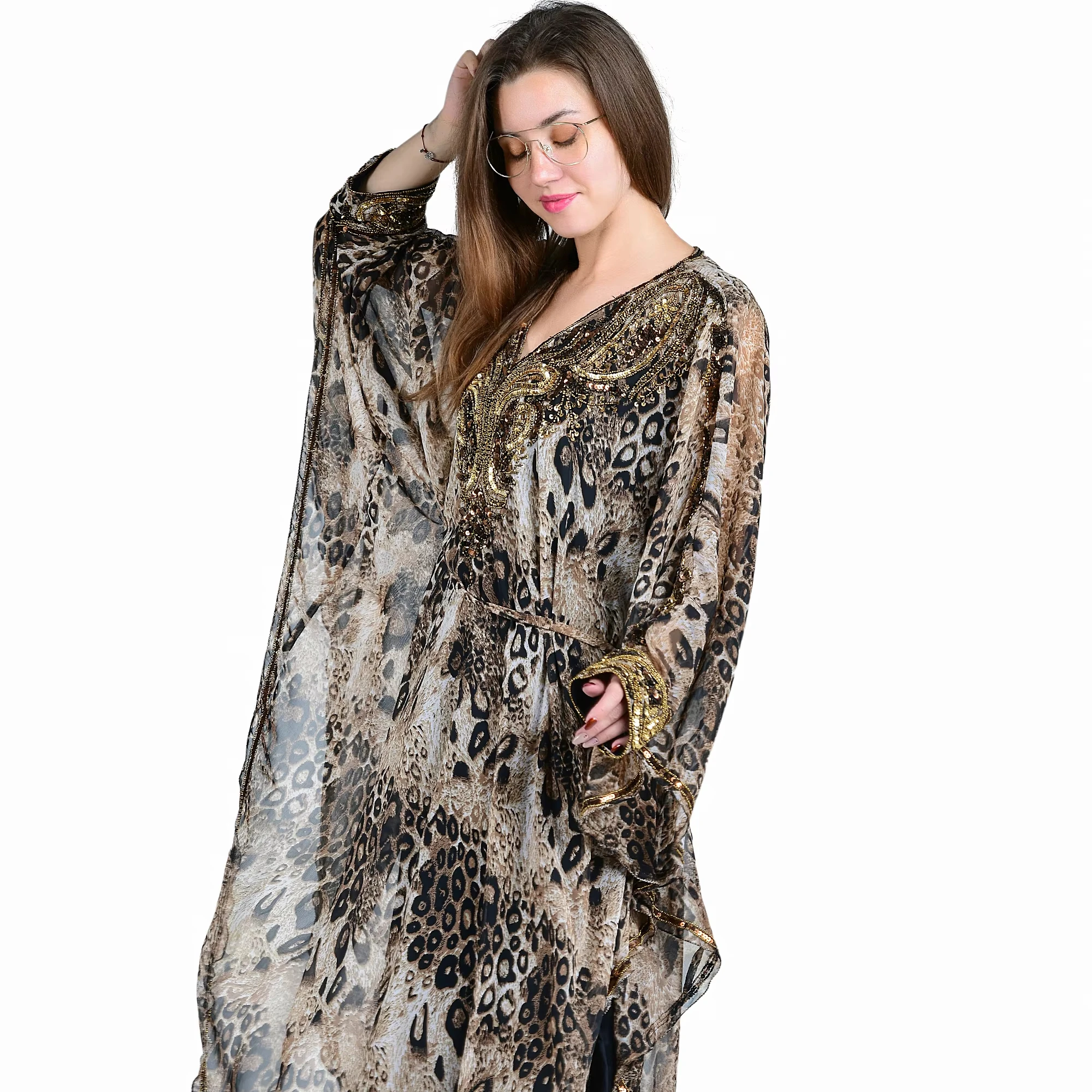 sachin and babi light blue dress Animal Print Dresses