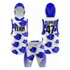 Royal Blue & White
