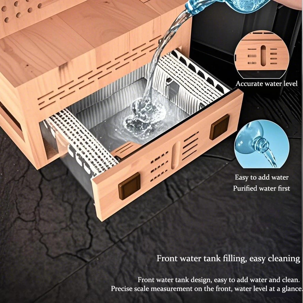 Competitive Water Cooling Electronic Cigar Humidor With Spanish Cedar Cabinet for Office