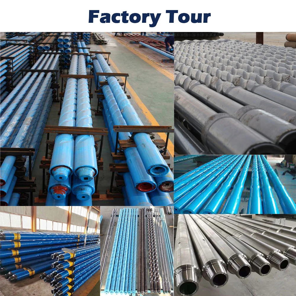 Ruizuan API 7-1 4 7/8'' NC38 Oilfield Spiral Drill Collar 30ft Length Spiral Drill Collar Slick Drill Collar for Sale