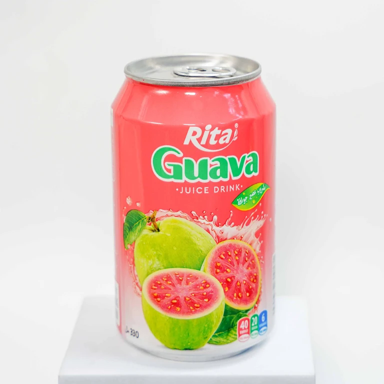 Guava Juice Drink 330ml Can - Pure & Refreshing Beverage