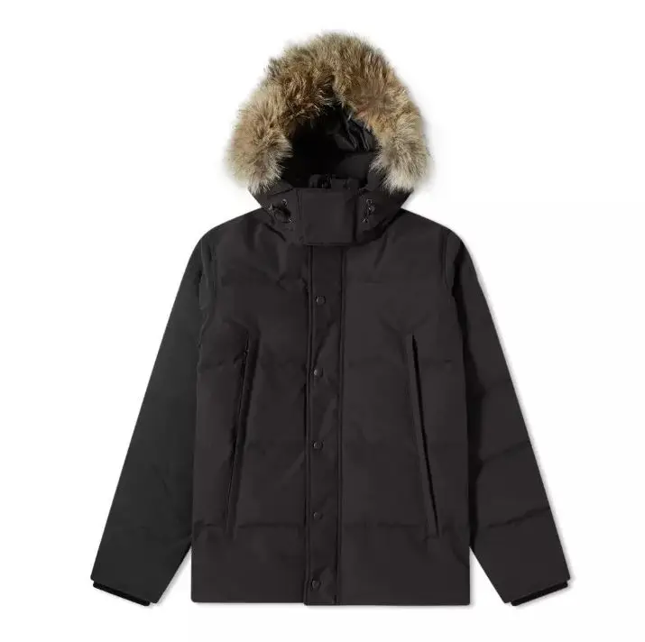 Custom Logo Polyester Down Puffer  Feather Jacket Mens Casual Zipper up Duck Down Jacket Cheap Price Mens Coat for Winter