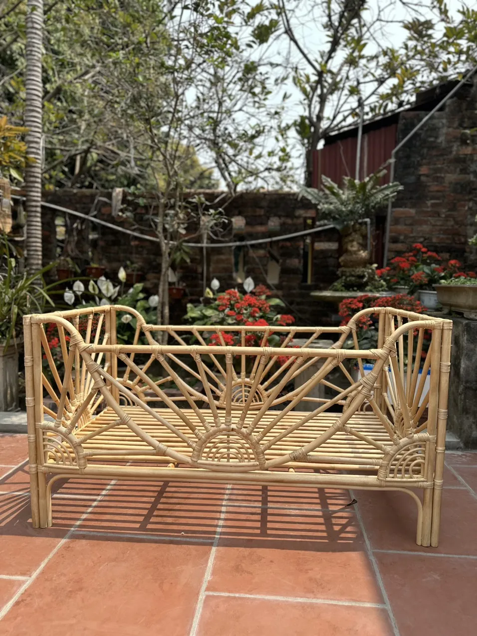 Indonesia Style Rattan Toddler And Kid Bed,Home Decoration Bed