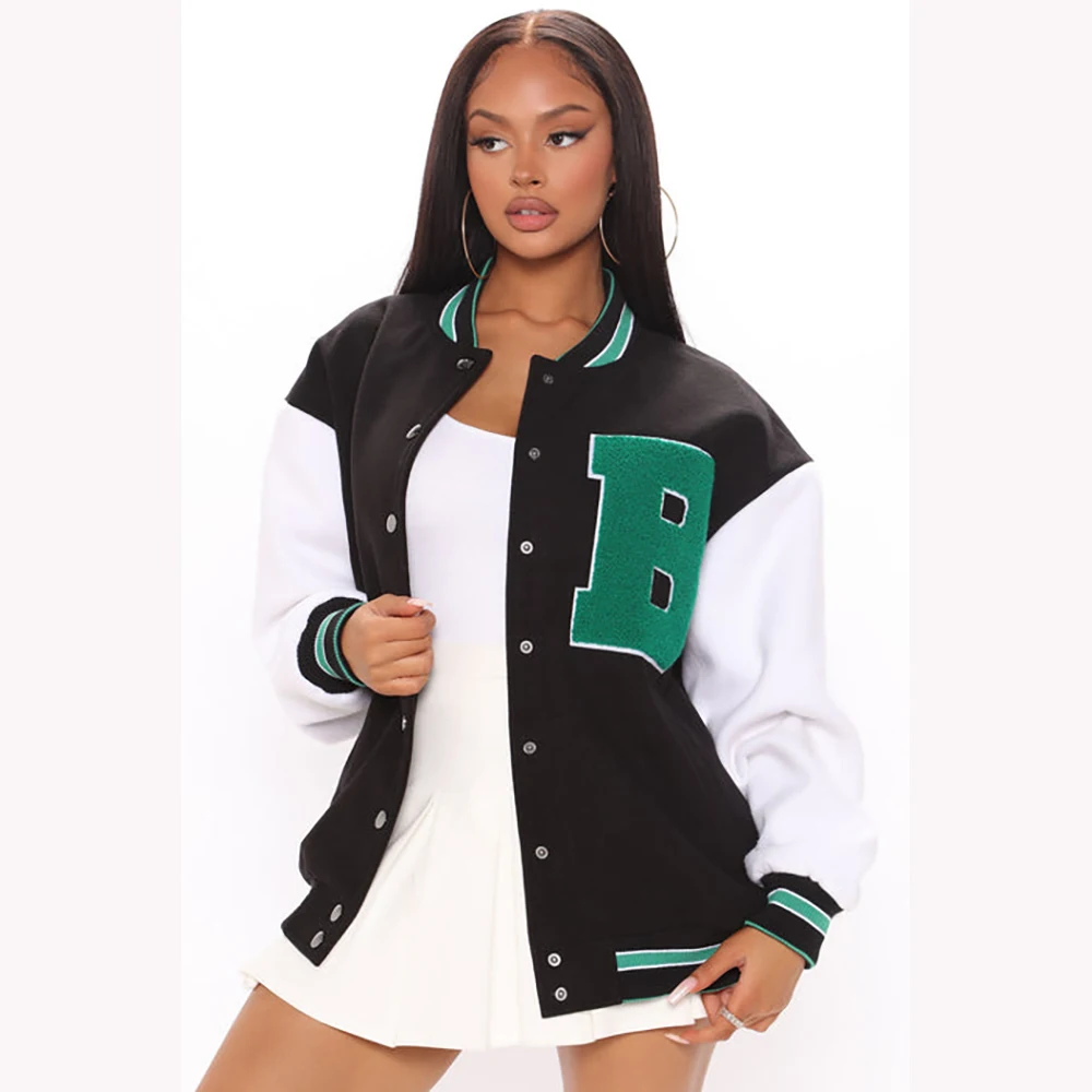 Top Trending Varsity Letterman Jackets Custom Made Women's Baseball
