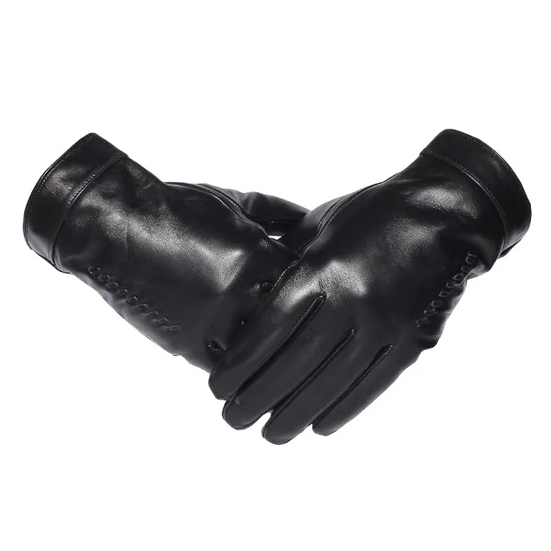 Best Selling Low Price 100% PU Leather Gloves for Men Custom Made With Private Label in